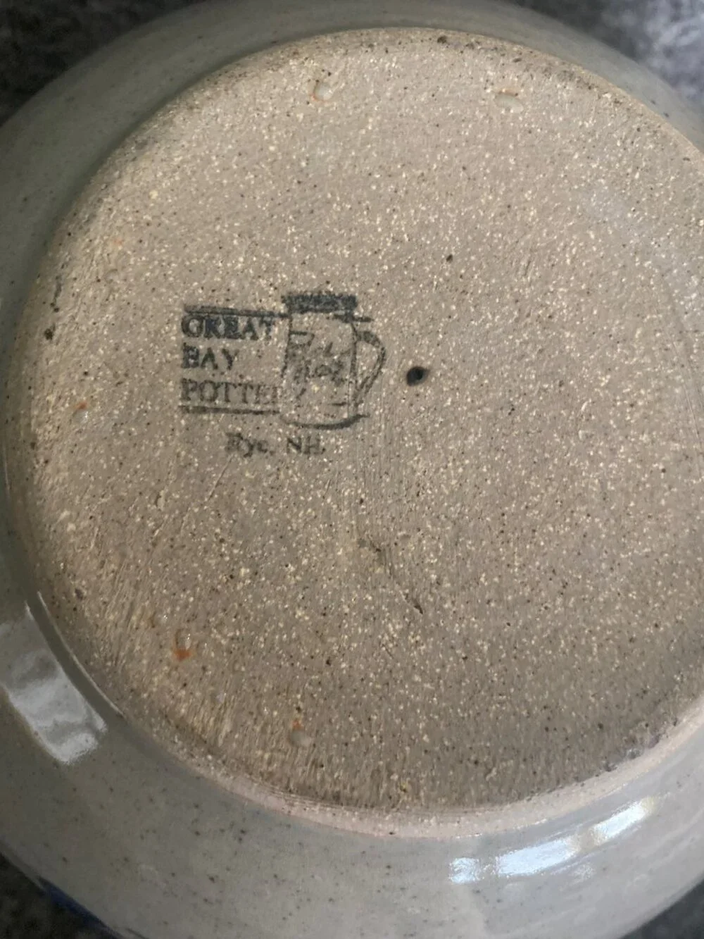 Great Bay Pottery this mixing